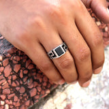 Black Realm 925 Sterling Silver Ring for Men