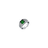 Green Stride 925 Sterling Silver Ring for Men