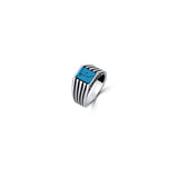 Turquoise Stride 925 Sterling Silver Ring for Men