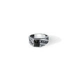 Black Blaze 925 Sterling Silver Ring for Men