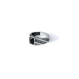 Black Blaze 925 Sterling Silver Ring for Men