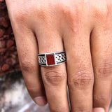 Kronos 925 Sterling Silver Ring for Men