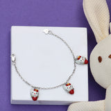 My Love Kitty Sterling Silver Bracelet for Babies