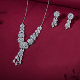 Manasi Silver 3-piece for Women with Zirconia