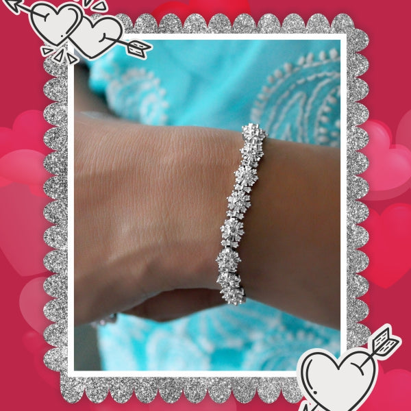Sterling Silver Bracelet - Valentine Gift for her by Raajraani