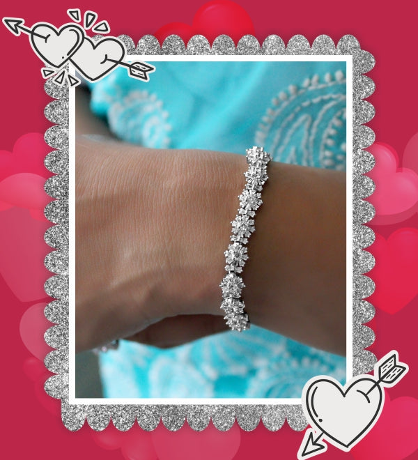 Sterling Silver Bracelet - Valentine Gift for her by Raajraani