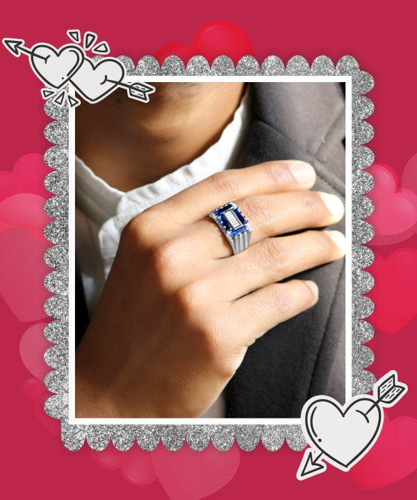 Sterling Silver Ring - Valentine Gift for him by Raajraani