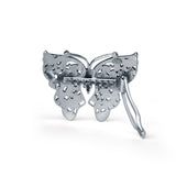 Fluttering Grace 925 Sterling Silver Hair Clip
