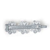 Triple Blossom 925 Sterling Silver Hair Clip