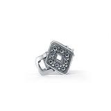 Flora 925 Sterling Silver Hair Claw Clip Clutcher