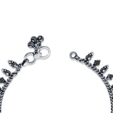 Kiranavali 925 Sterling Silver Anklet for Women