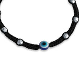 Mystic Eye 925 Sterling Silver Thread Anklet for women