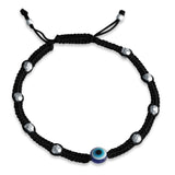 Mystic Eye 925 Sterling Silver Thread Anklet for women