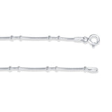 Silver Dotline 925 Sterling Silver Anklet for Women