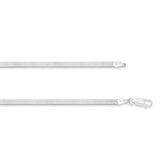 Silver Sleek 925 Sterling Silver Anklet for Women - Thick
