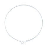 Silver Sleek 925 Sterling Silver Anklet for Women - Extra Thin