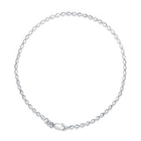 Ovaline 925 Sterling Silver Anklet for Women