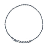 Oxidised Barreline 925 Sterling Silver Anklet for Women
