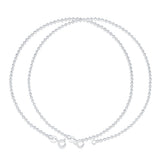 Dainty Small Balls 925 Sterling Silver Anklets for Women