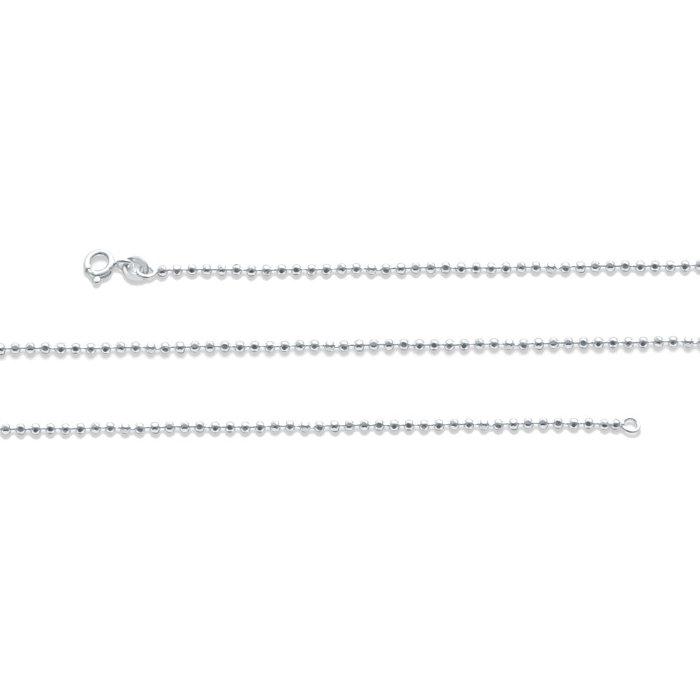Dainty Small Balls 925 Sterling Silver Anklets for Women