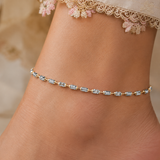 Saumya 925 Sterling Silver Anklet for Women