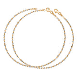 Kanti 925 Sterling Silver Anklet for Women