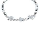 Flowery Glam 925 Sterling Silver Bracelet for Women