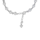 Sparkling White 925 Sterling silver bracelet for women