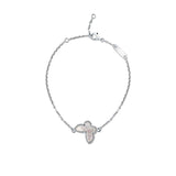 White Butterfly 925 sterling silver bracelet for women