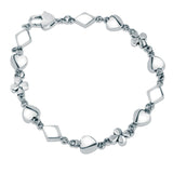 Lucky Deal 925 Sterling Silver Oxidised Bracelet