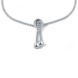 Dazzling Symphony 925 Sterling Silver Adjustable Bracelet For Women