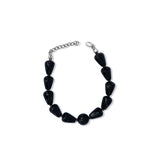 Shyama 925 Sterling Silver Black Garnet Bracelet for women