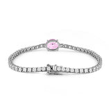 Stella Pink 925 Sterling Silver Bracelet for women