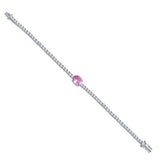 Stella Pink 925 Sterling Silver Bracelet for women