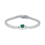 Heartbeat 925 Sterling Silver Bracelet for women