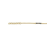 Golden Heart 925 Sterling Silver Mangalsutra Bracelet