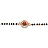 Bloom 925 Sterling Silver Rose Gold Mangalsutra Bracelet