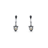 Moonlit Drops Sterling silver Danglers earrings for Women