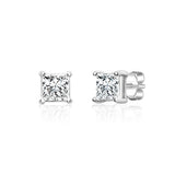Glitzy Lady Sterling Silver Studs for Women - Small