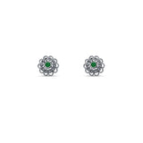 Mystic Dahlia Sterling silver Studs earrings for Women