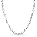 Lucky Deal 925 Sterling Silver Oxidised Necklace