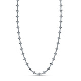 Lucky Bloom 925 Sterling Silver Oxidised Necklace