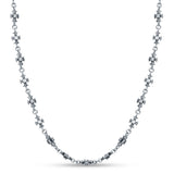 Faithful Elegance 925 Sterling Silver Oxidised Necklace