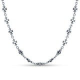 Faithful Elegance 925 Sterling Silver Oxidised Necklace