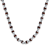 Rudraveerya 925 Sterling Silver Rudraksha Chain for Men