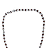 Rudraveerya 925 Sterling Silver Rudraksha Chain for Men