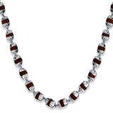 Rudraveerya 925 Sterling Silver Rudraksha Chain for Men