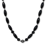 Noir Strength – Black Garnet Necklace for women