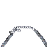 Lunar Whisper – Black Moonstone Necklace for women