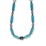 IndraNeel – Blue Onyx stone Necklace for women